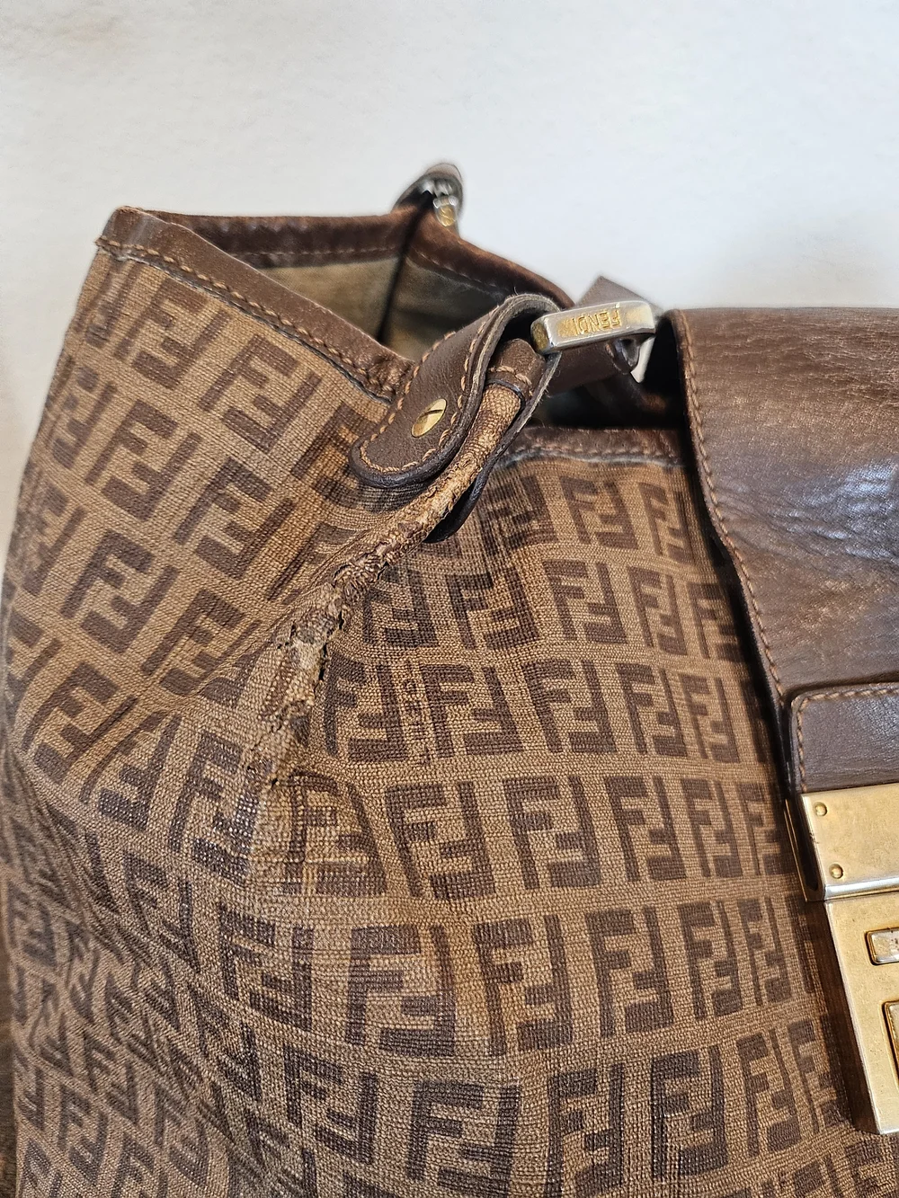 Fendi Zucca FF Canvas Tote